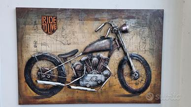 QUADRO METALLO Harley Davidson 3D INDUSTRIAL