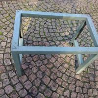 Tavolino cavalletto in ferro