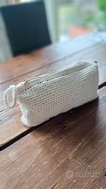 Beauty case / borsetta a uncinetto fatta a mano 