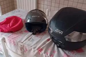casco GPX e bauletto GIVI
