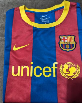 Maglia FC Barcelona calcio. Taglia XL Junior.