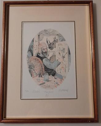 litografia originale Antonio Possenti 85/180