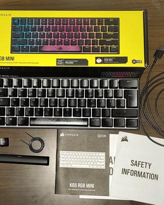 Corsair K65 RGB mini Tastiera 60% Gaming ISO ITA