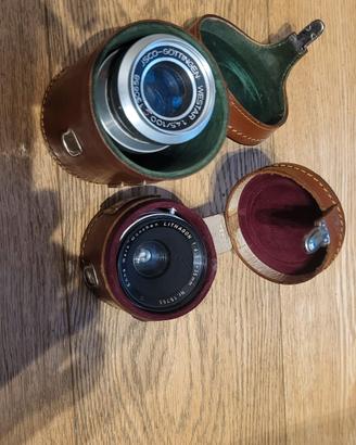 Coppia obiettivi vintage Enna + Isco 35 e 100 mm
