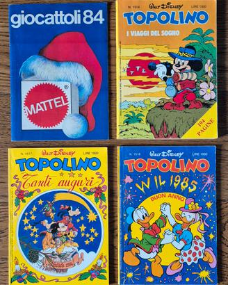 catalogo Giochi MATTEL 1984 +Lotto TOPOLINO abbina