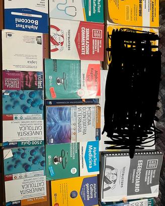 Libri preparazione medicina/economia/giurisprudenz