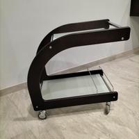 Tavolino Bar in Vetro e Legno