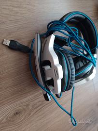 Cuffie USB da gioco Sades SA-903 nuove