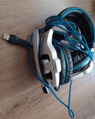 Cuffie USB da gioco Sades SA-903 nuove