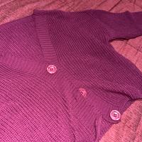 Cardigan con scollo a V