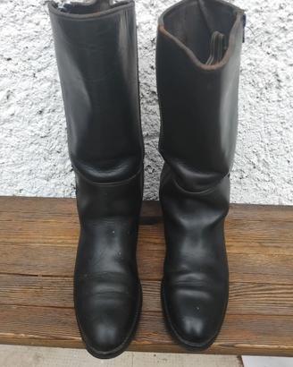 stivali pelle 42 con cerniera