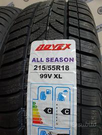 4 pneumatici 215 55 18 novex all season