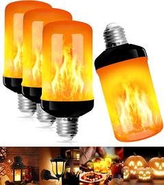 Lampadina a led effetto fuoco