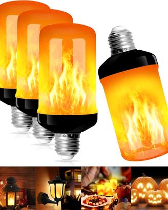 Lampadina a led effetto fuoco