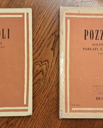 Pozzoli solfeggi parlati e cantati I II corso