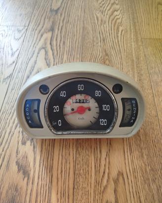 Contachilometri tachimetro cruscotto Fiat 600 