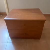 Comodino in legno ciliegio