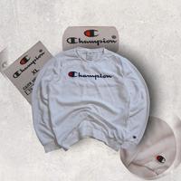 Felpa Champion Bianca Originale | Nuova con Cartel