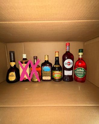 Bottiglie vintage sigillate anni90’