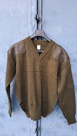 maglione verde militare tg M
