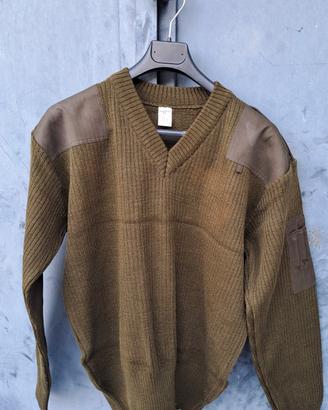 maglione verde militare tg M
