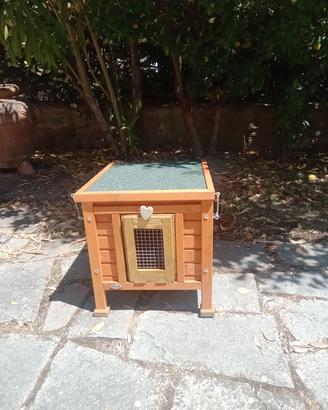 casetta gabbietta coniglio nano o piccoli animali