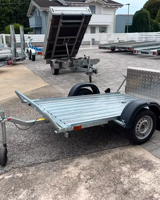 Rimorchio porta moto o quad 750kg senza freni