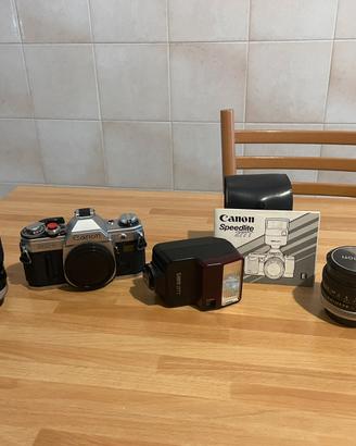 Canon AE-1 + accessori