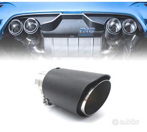 TERMINALE SCARICO UNIVERSALE IN CARBONIO TIPO AKRA