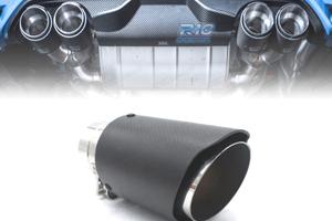 TERMINALE SCARICO UNIVERSALE IN CARBONIO TIPO AKRA