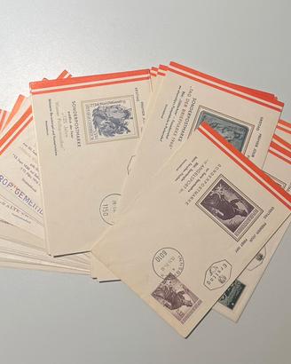 Lotto buste primo giorno Austria