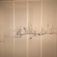 Tenda dipinta a mano