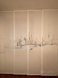 Tenda dipinta a mano