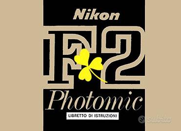 Libro Manuale Istruzioni Nikon F2 Photomic