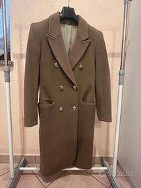Cappotto doppiopetto marrone MADE IN ITALY