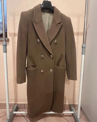 Cappotto doppiopetto marrone MADE IN ITALY