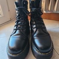 Dr Martens - Stivali platform Jadon pelle Smooth