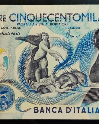 Banconota da 500000 lire Raffaello