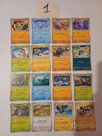 lotto carte pokémon 16 pezzi come nuove