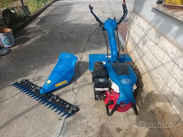 MOTOCOLTIVATORE E FALCIATRICE