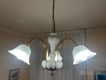 Lampadario Toscana Luce vintage 3 luci