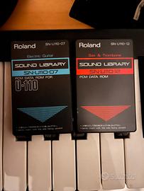 Roland sound library card suoni vintage