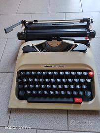 macchina da scrivere olivetti lettera12