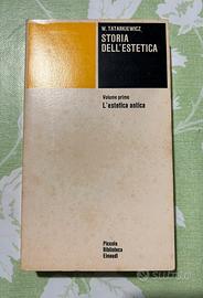 Storia dell’estetica, vol I, W. Tatarkiewicz