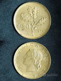 20 Lire 1974