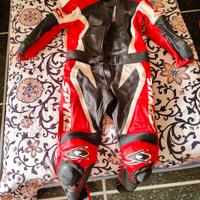 tuta moto spike divisibile 56 XXL XL