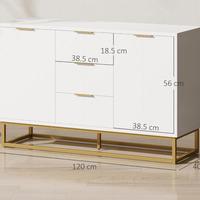 Credenza Madia Buffet Bianca