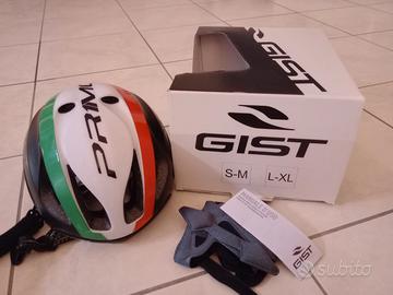 casco bici gist primo tricolore tg s