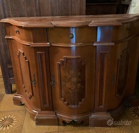 Mobile basso in legno anni 70