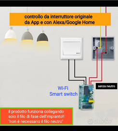 WiFi interruttore Alexa domotica semplice